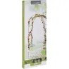 Arche métallique 140x36x240 cm pour jardin et plantes