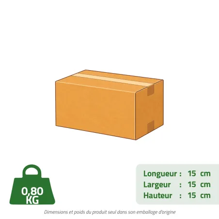 Support poteau bois 7,1x7,1cm - Acier galvanisé à visser