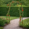 Arche métallique 140x36x240 cm pour jardin et plantes