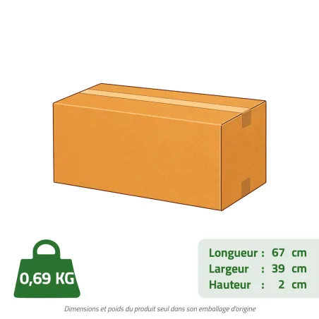 Bâche éco Platinium 2x3m - opaque et ultra-résistante