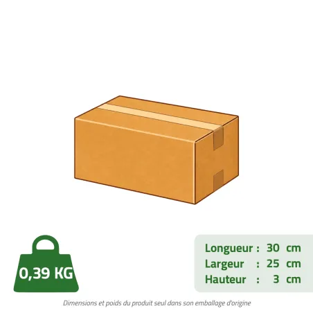 Tablier boucher rouge 115x90 cm - Polyuréthane résistant