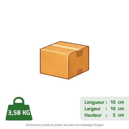 Chaîne acier 3 mm - 25 m pour pièges et sécurité