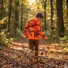 Sweat enfant fluo Treeland zippé polaire vert/orange