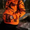 Sweat enfant fluo Treeland zippé polaire vert/orange