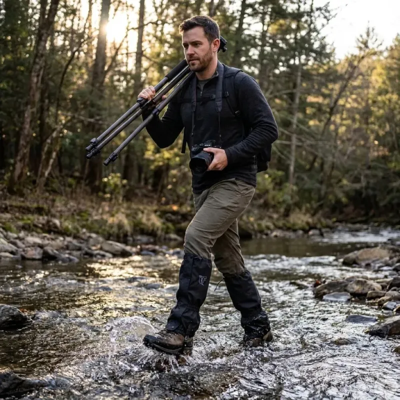 Guêtres polyamide résistantes pour randonnée et chasse