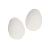 Œufs factices en caoutchouc crème - Lot de 2 pour poules