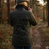 Veste femme Walker and Hawkes Kirkstall vert ciré