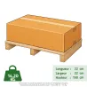Grillage PVC galvanisé 1,5m x 20m - Maille 75x100mm Ø2,1mm