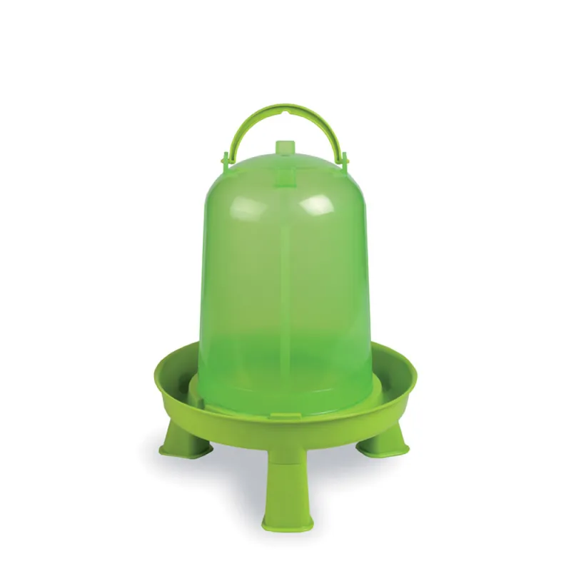 Abreuvoir sur pied vert 3L gradué pour volailles