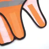 Gilet orange fluo réfléchissant pour chien Épagneul et Springer