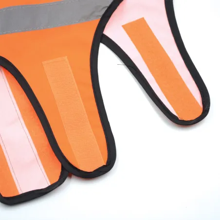 Gilet orange fluo réfléchissant pour chien Braque et Drathaar
