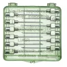 Lot de 12 aiguilles inox triple biseau pour volailles, ovins, bovins