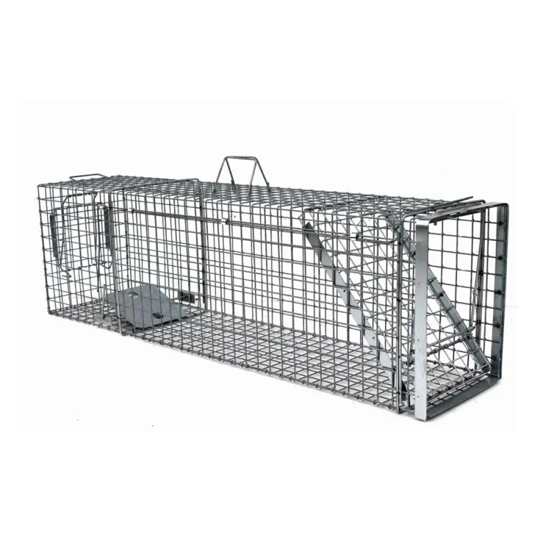 Cage-piège Hardy 3 ressorts 60° 120x34x42 cm anti-nuisibles