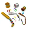 Kit bagues élastiques pour poules et poussins 2-13mm