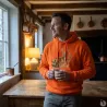 Sweat capuche Bartavel® grands animaux orange