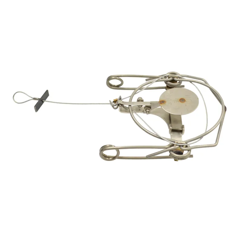 Lot de 3 pièges renard en acier inoxydable