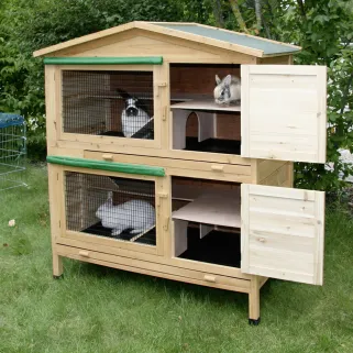 Appartement 2 zones pour rongeurs 118x61x130 cm