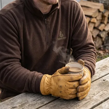 Sweat polaire Treeland® marron - Chaud & résistant