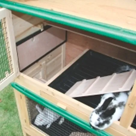 Appartement 2 zones pour rongeurs 118x61x130 cm