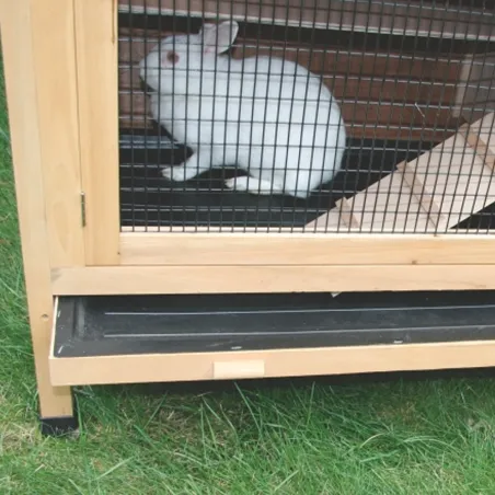 Appartement 2 zones pour rongeurs 118x61x130 cm