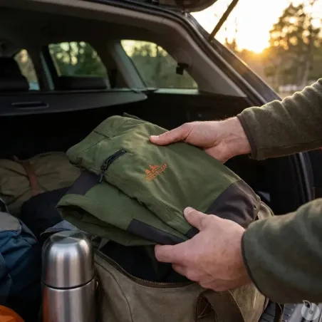 Pantalon enfant Lynx vert 6-16 ans - Chasse & extérieur