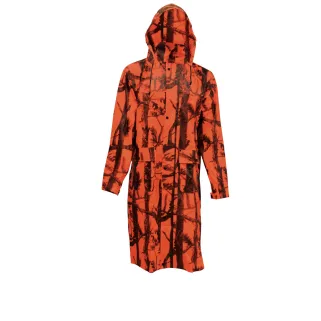 Manteau imperméable long camo orange - M à 4XL