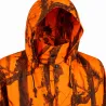 Manteau imperméable long camo orange - M à 4XL