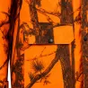 Manteau imperméable long camo orange - M à 4XL