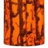 Manteau imperméable long camo orange - M à 4XL