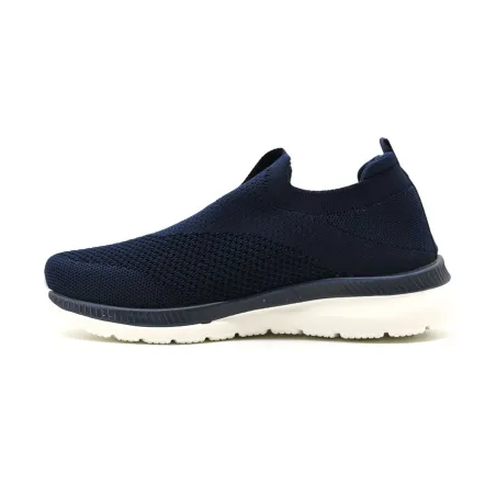 Baskets femme sans lacets bleu marine - Confort et style