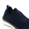 Baskets femme sans lacets bleu marine - Confort et style
