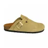 Sabots Ayoka en cuir gris clair pour femme - Pog