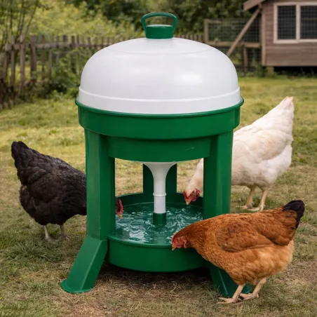 Abreuvoir siphon 20L sur pieds - idéal volailles