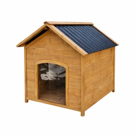 Niche chien en bois toit type chalet taille XL 96 x 104 x 112 cm