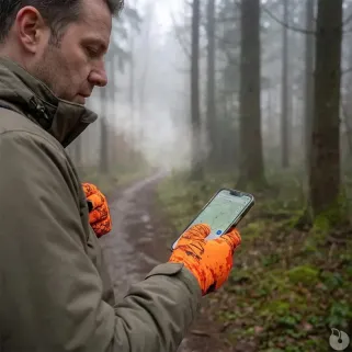 Gants GhostCamo Snake Blaze - Tactiles et camouflés