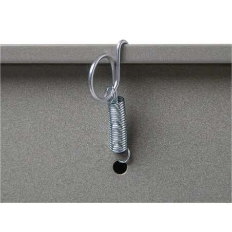 Poulailler galvanisé 3-4 poules 200x80x120 cm métal