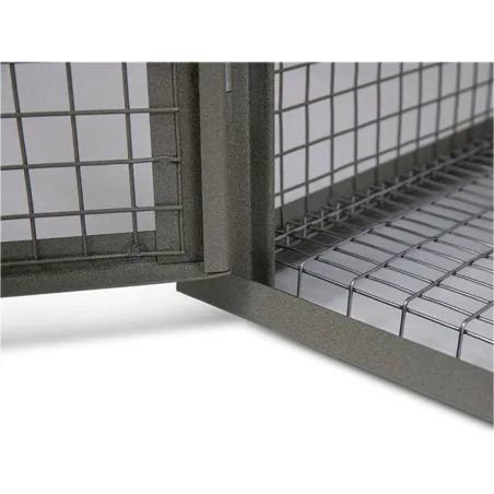 Poulailler galvanisé 3-4 poules 200x80x120 cm métal