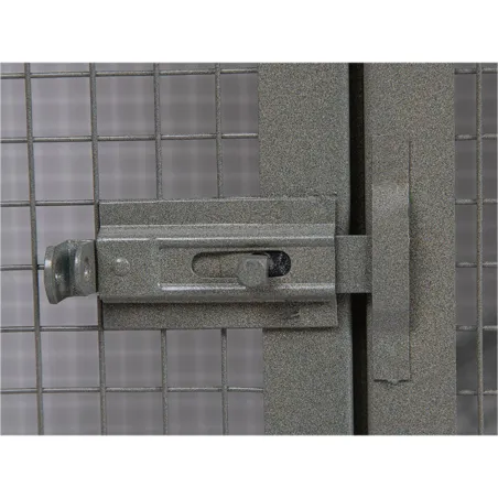 Poulailler galvanisé 3-4 poules 200x80x120 cm métal