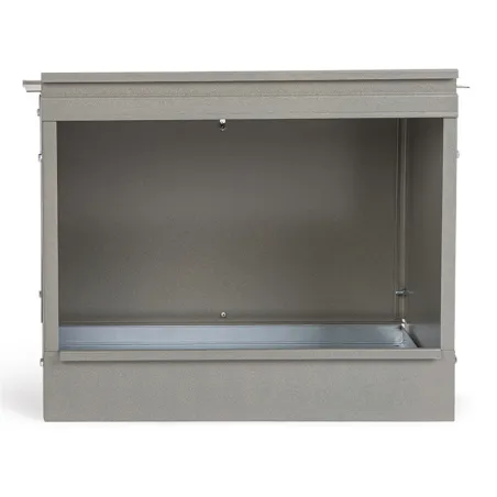 Poulailler galvanisé 3-4 poules 200x80x120 cm métal