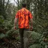 T-shirt camouflage Ghost Camo Blaze & black - Percussion