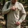 Chemise Bartavel® coton beige multipoches S-3XL