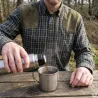 Chemise chasse Sologne 100% coton marron S à 3XL