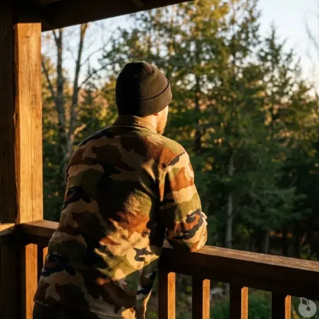 Chemise polaire camo F1 - Chaleur et discrétion outdoor