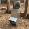 Mangeoire galvanisée 7 kg pour volailles et gibier