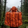 Pèlerine Dinan Ghost imperméable orange Ghost Camo