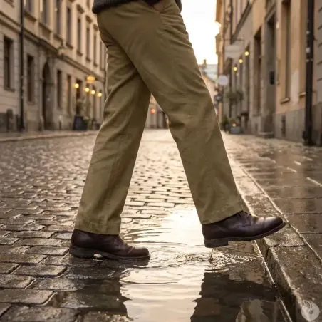 Pantalon Yorkley Moleskin Beige - Coton Velours Résistant