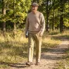 Pantalon Yorkley Moleskin Beige - Coton Velours Résistant