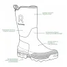 Demi bottes Clean Garden souples imperméables marron
