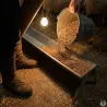 Mangeoire galvanisée pour ovins et caprins 203 cm