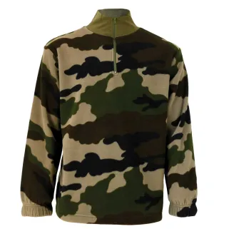 Sweat Polaire Camouflage CE pour Chasse et Extérieur